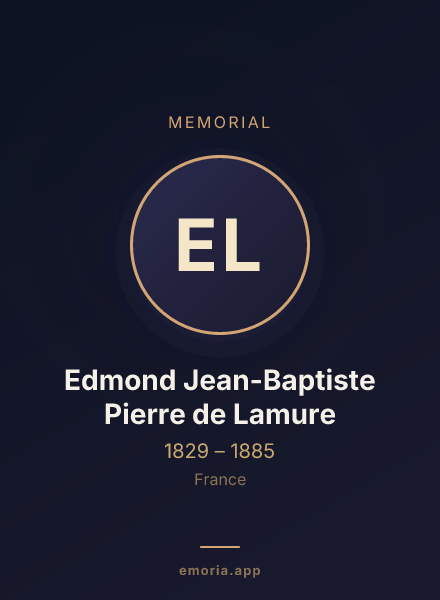 Memorial portrait of Edmond Jean-Baptiste Pierre de Lamure
