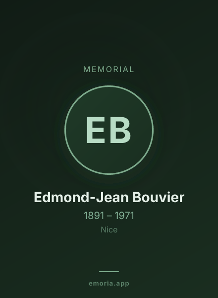 Memorial portrait of Edmond-Jean Bouvier