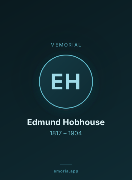 Memorial portrait of Edmund Hobhouse