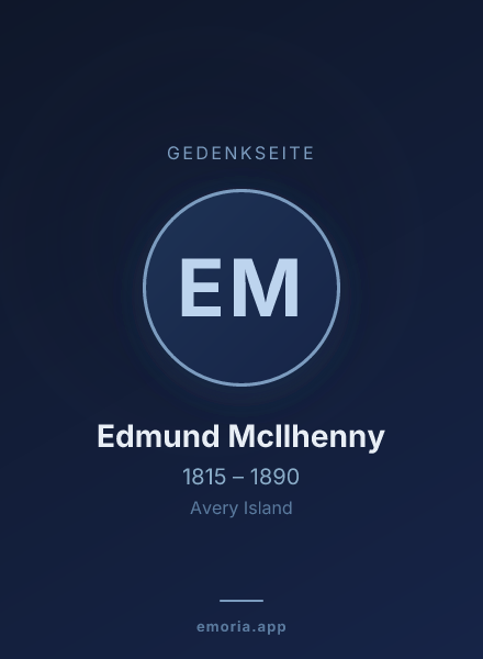 Gedenkportrait von Edmund McIlhenny