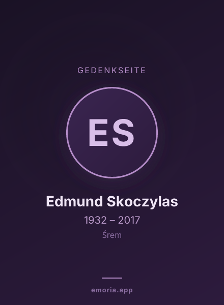 Gedenkportrait von Edmund Skoczylas
