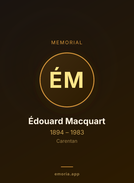 Memorial portrait of Édouard Macquart