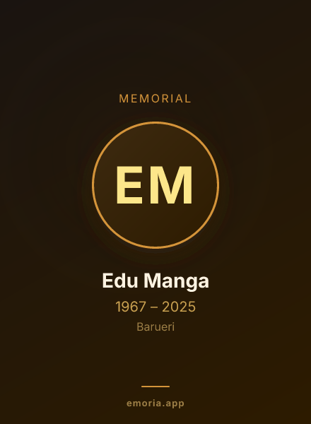 Memorial portrait of Edu Manga