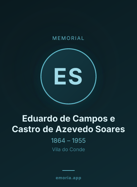 Memorial portrait of Eduardo de Campos e Castro de Azevedo Soares