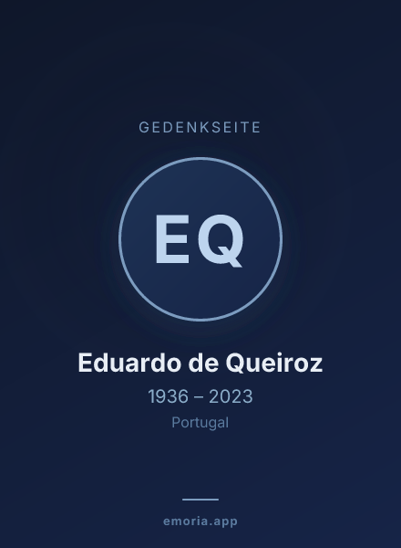 Gedenkportrait von Eduardo de Queiroz