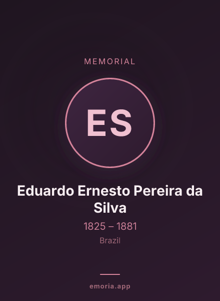 Memorial portrait of Eduardo Ernesto Pereira da Silva
