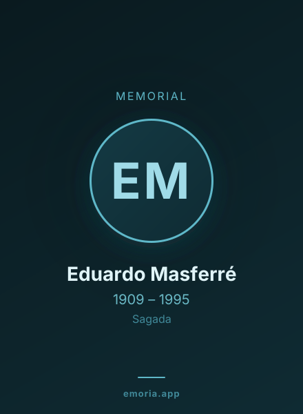 Memorial portrait of Eduardo Masferré