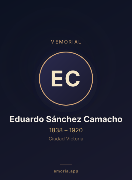 Memorial portrait of Eduardo Sánchez Camacho