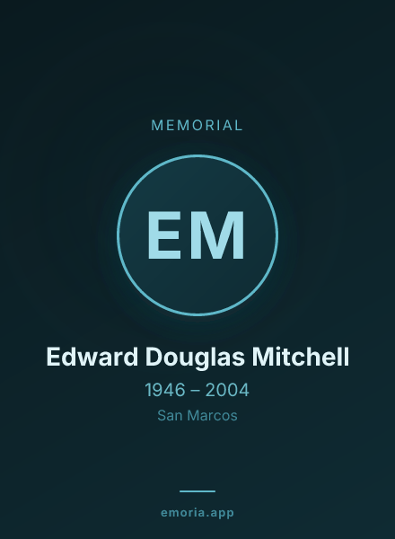 Memorial portrait of Edward Douglas Mitchell