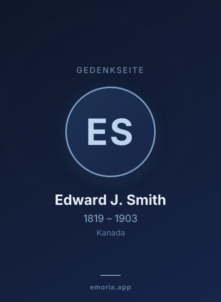 Gedenkportrait von Edward J. Smith