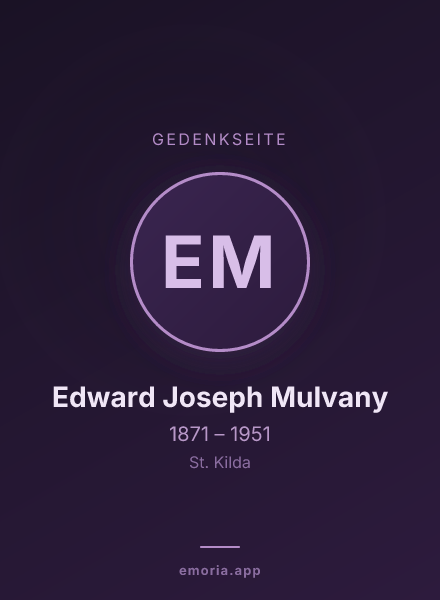Gedenkportrait von Edward Joseph Mulvany
