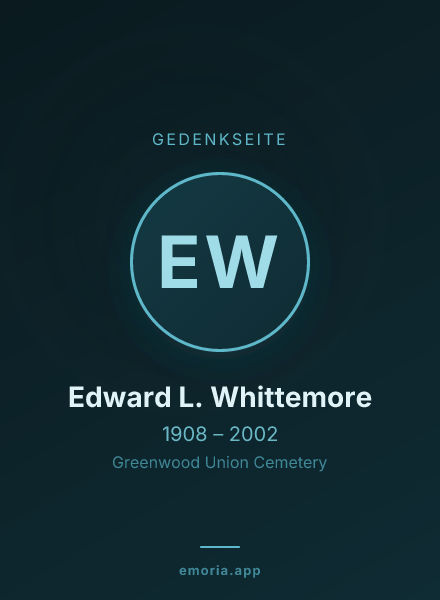 Gedenkportrait von Edward L. Whittemore
