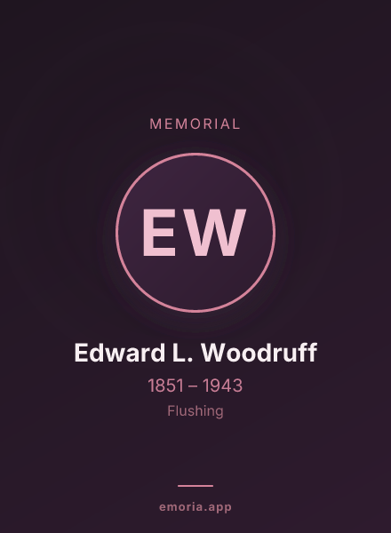 Memorial portrait of Edward L. Woodruff