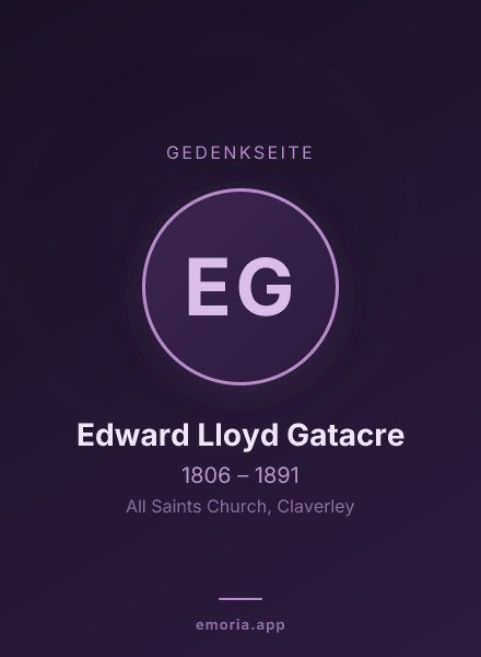 Gedenkportrait von Edward Lloyd Gatacre