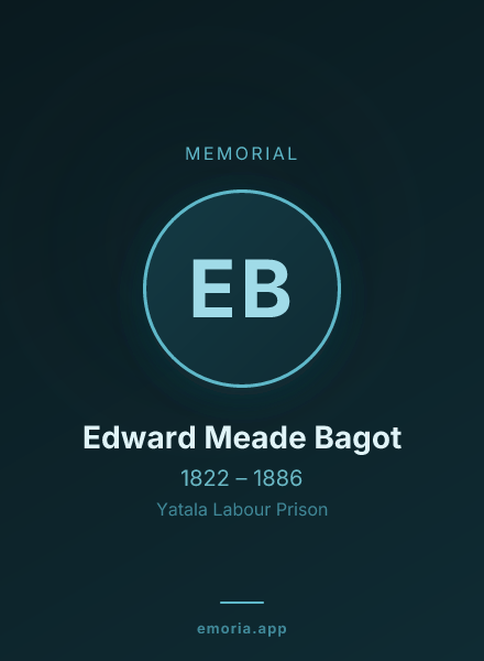 Memorial portrait of Edward Meade Bagot