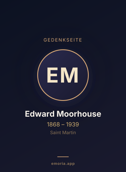 Gedenkportrait von Edward Moorhouse