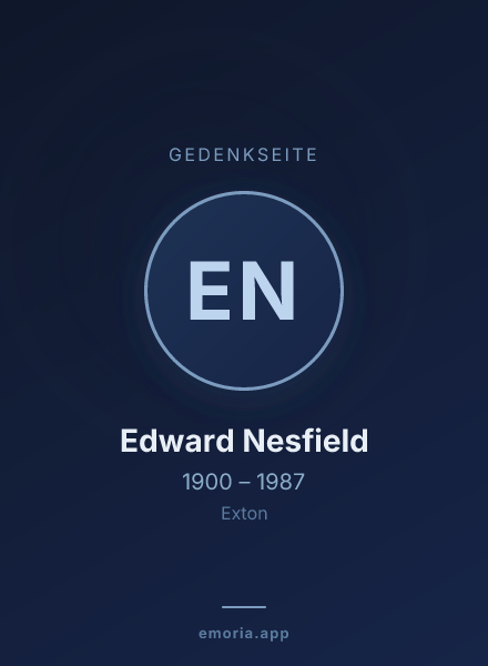 Gedenkportrait von Edward Nesfield