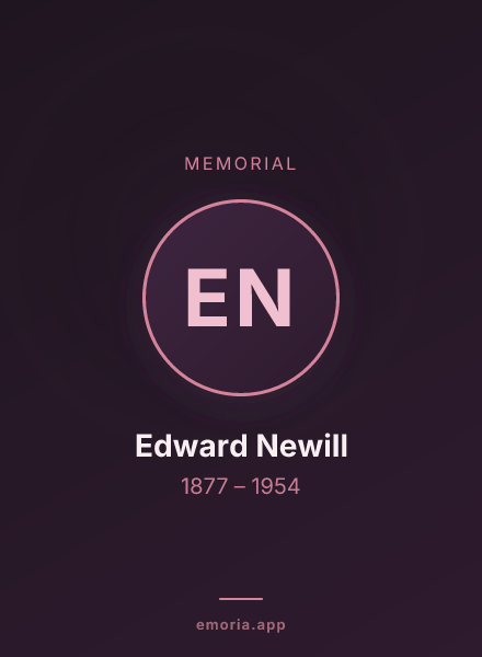 Memorial portrait of Edward Newill