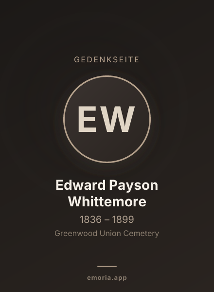 Gedenkportrait von Edward Payson Whittemore