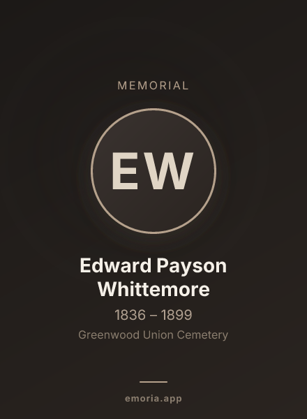 Memorial portrait of Edward Payson Whittemore
