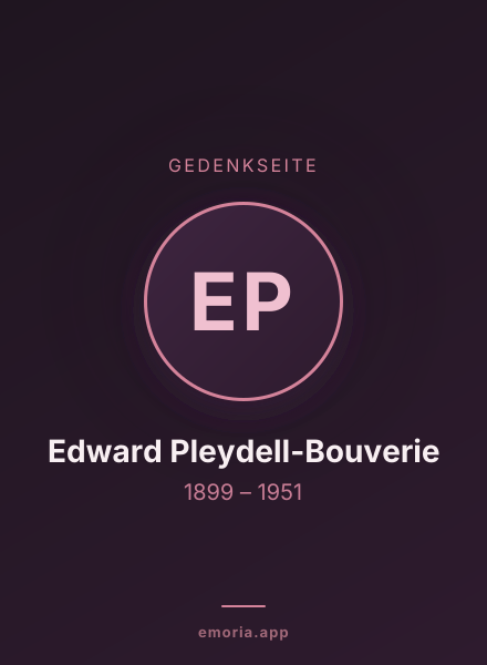 Gedenkportrait von Edward Pleydell-Bouverie