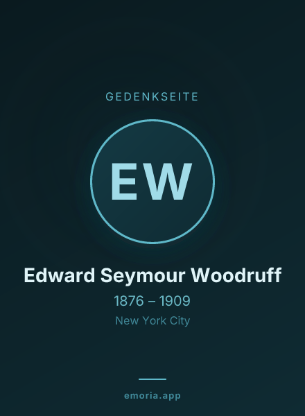Gedenkportrait von Edward Seymour Woodruff