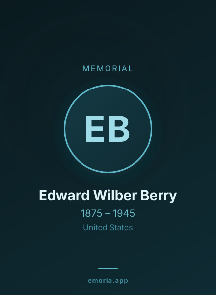 Memorial portrait of Edward Wilber Berry