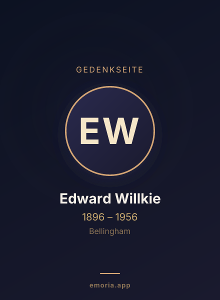 Gedenkportrait von Edward Willkie