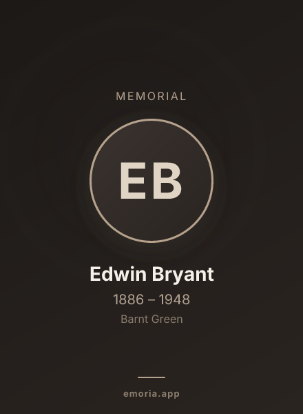 Memorial portrait of Edwin Bryant