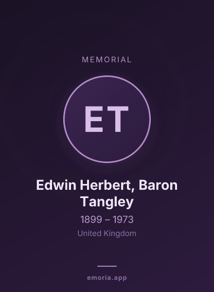 Memorial portrait of Edwin Herbert, Baron Tangley