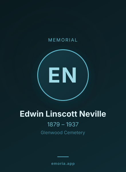 Memorial portrait of Edwin Linscott Neville