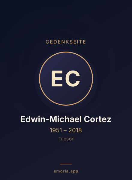 Gedenkportrait von Edwin-Michael Cortez