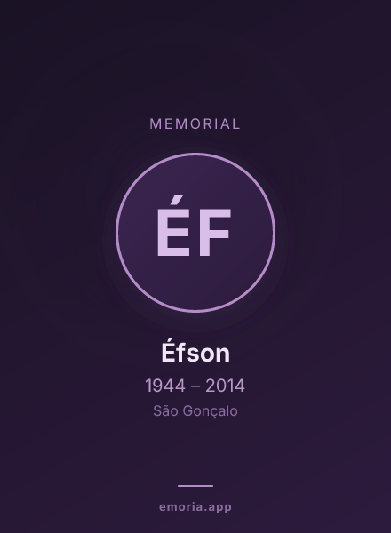Memorial portrait of Éfson