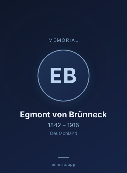 Memorial portrait of Egmont von Brünneck
