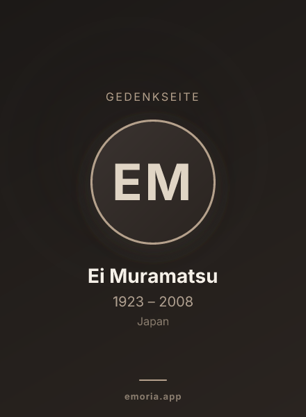 Gedenkportrait von Ei Muramatsu