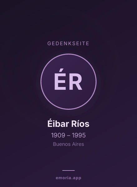 Gedenkportrait von Éibar Ríos