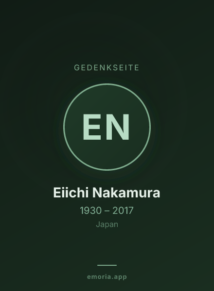 Gedenkportrait von Eiichi Nakamura