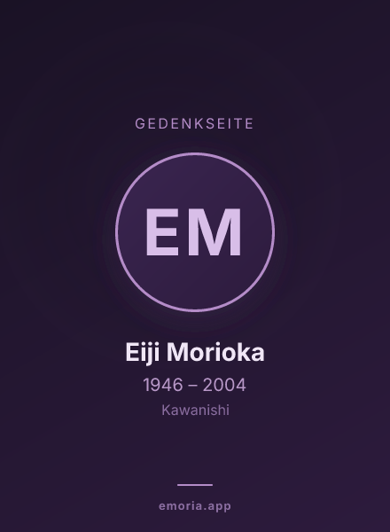 Gedenkportrait von Eiji Morioka