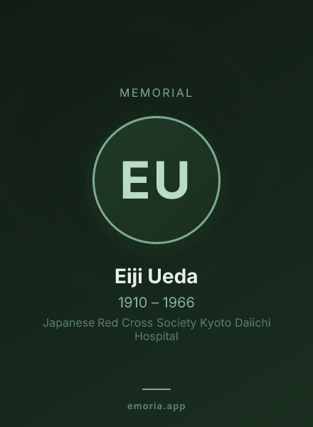 Memorial portrait of Eiji Ueda