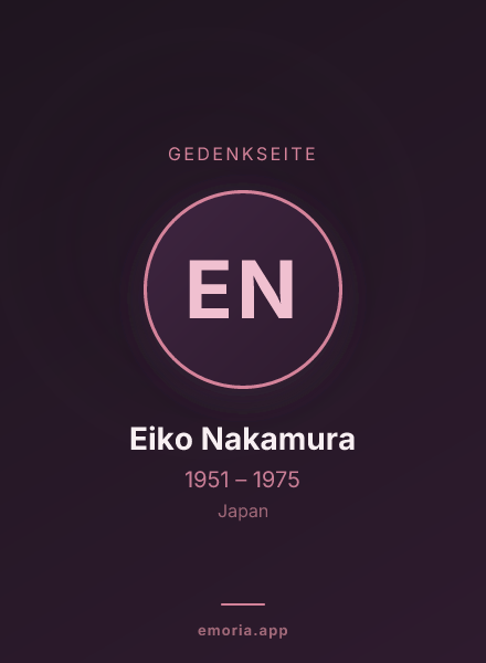 Gedenkportrait von Eiko Nakamura