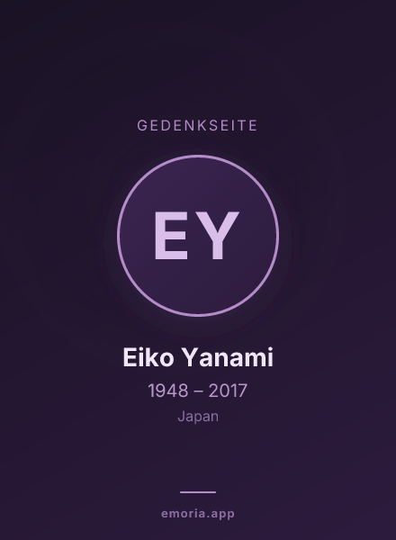 Gedenkportrait von Eiko Yanami
