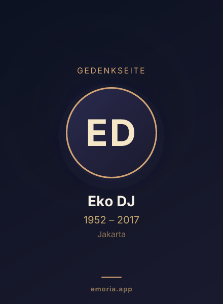 Gedenkportrait von Eko DJ
