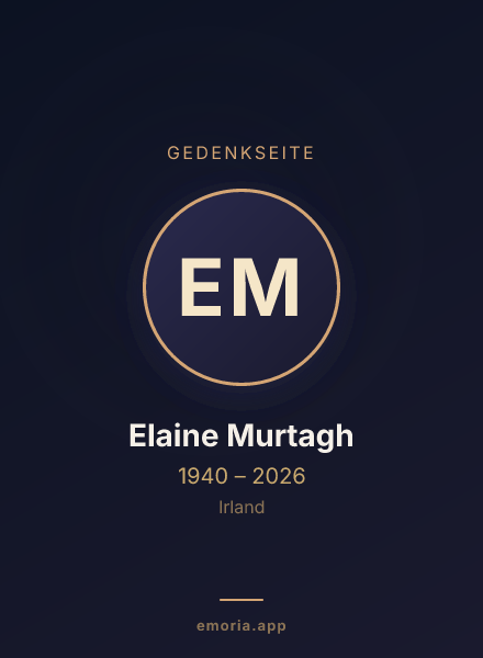 Gedenkportrait von Elaine Murtagh