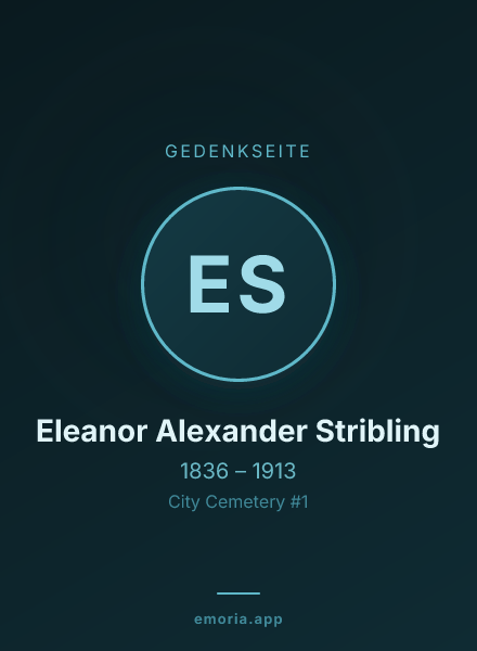 Gedenkportrait von Eleanor Alexander Stribling