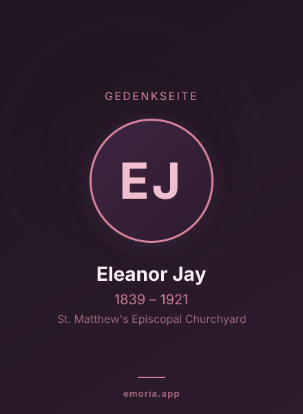Gedenkportrait von Eleanor Jay