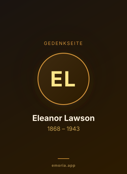 Gedenkportrait von Eleanor Lawson
