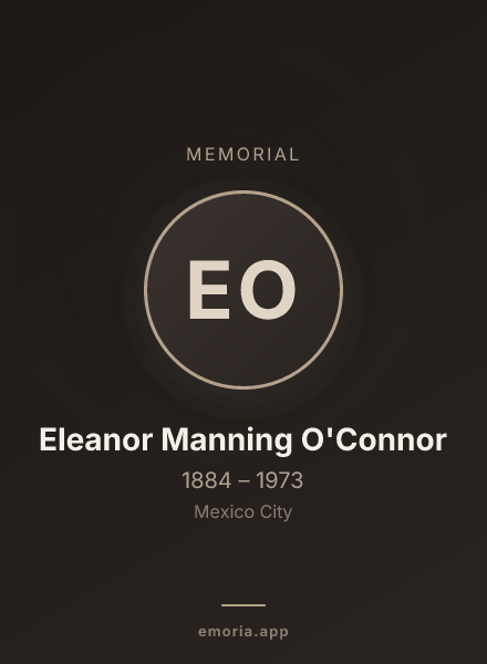 Memorial portrait of Eleanor Manning O'Connor
