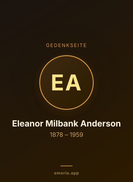 Gedenkportrait von Eleanor Milbank Anderson