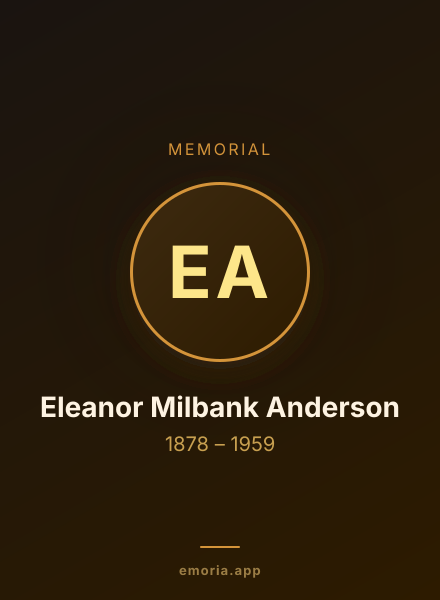 Memorial portrait of Eleanor Milbank Anderson