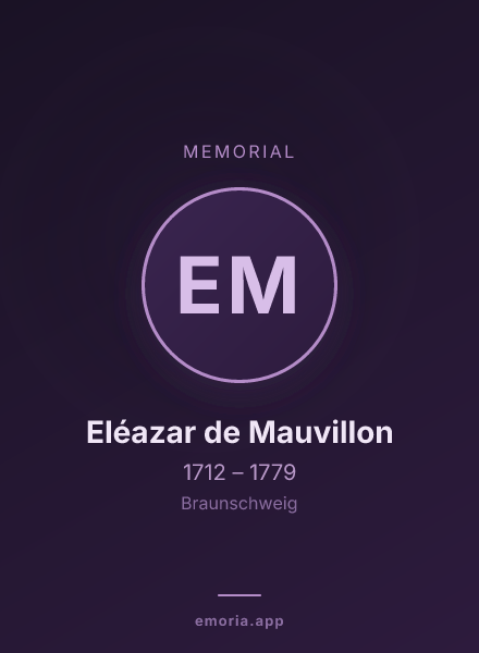 Memorial portrait of Eléazar de Mauvillon